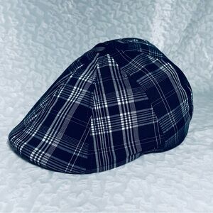 Boston Scally blue and white drivers cap